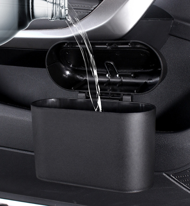 Foldable Car Trash Can — Waterproof Mini Auto Garbage Bin