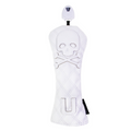 Premium PU Leather Golf Club Head Covers — Driver, Fairway & Hybrid