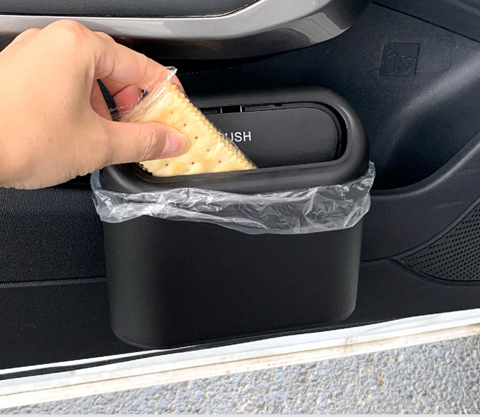 Foldable Car Trash Can — Waterproof Mini Auto Garbage Bin