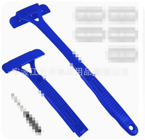 Foldable Back Shaver for Men — Extra-Long Handle 3-Blade Body Groomer