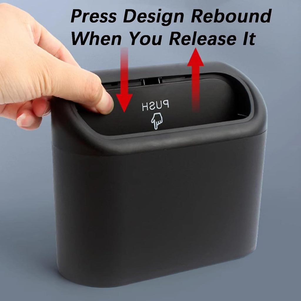 Foldable Car Trash Can — Waterproof Mini Auto Garbage Bin
