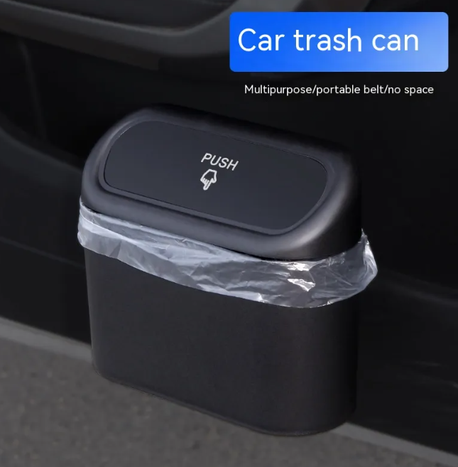 Foldable Car Trash Can — Waterproof Mini Auto Garbage Bin