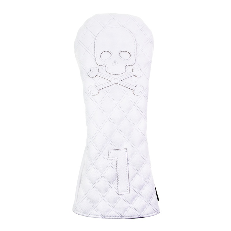 Premium PU Leather Golf Club Head Covers — Driver, Fairway & Hybrid