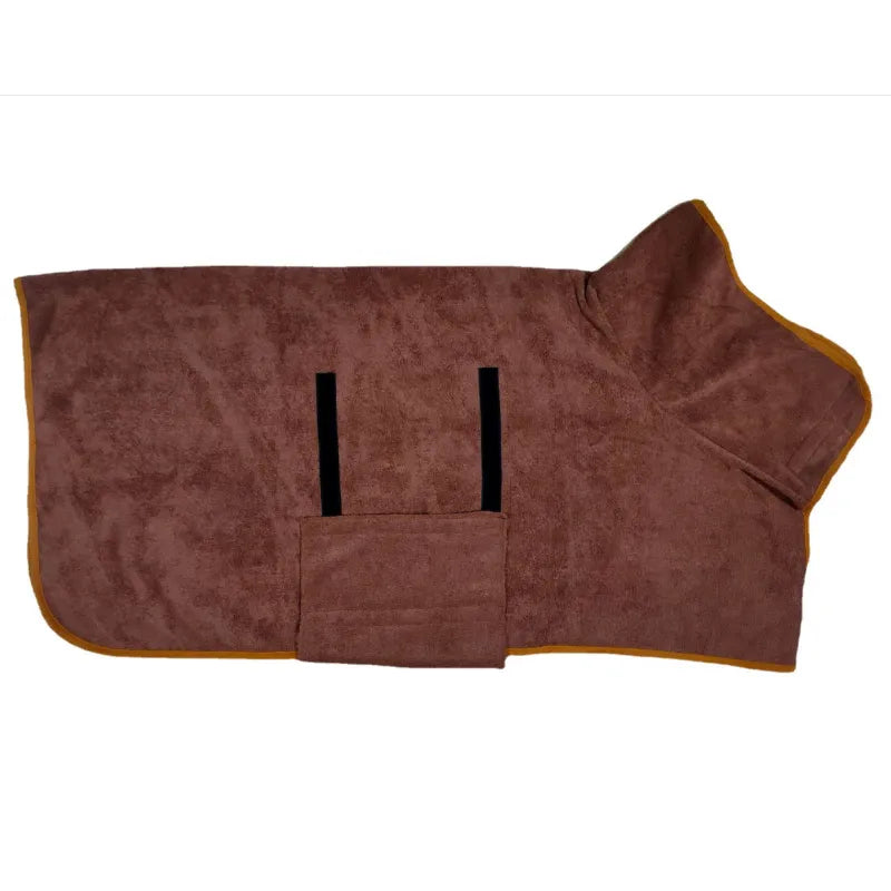 Quick-Dry Dog Bathrobe — Super-Absorbent Microfiber Drying Towel Robe