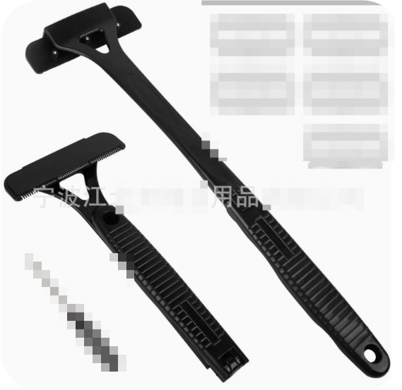 Foldable Back Shaver for Men — Extra-Long Handle 3-Blade Body Groomer
